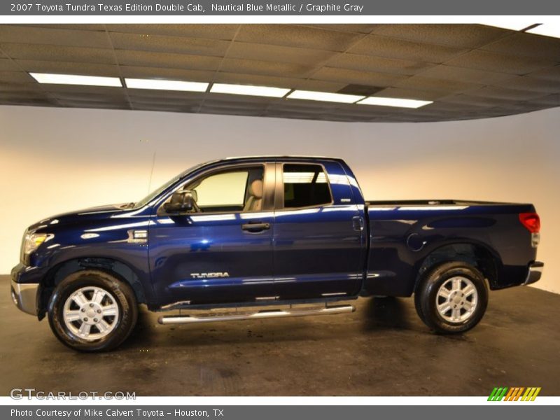 Nautical Blue Metallic / Graphite Gray 2007 Toyota Tundra Texas Edition Double Cab