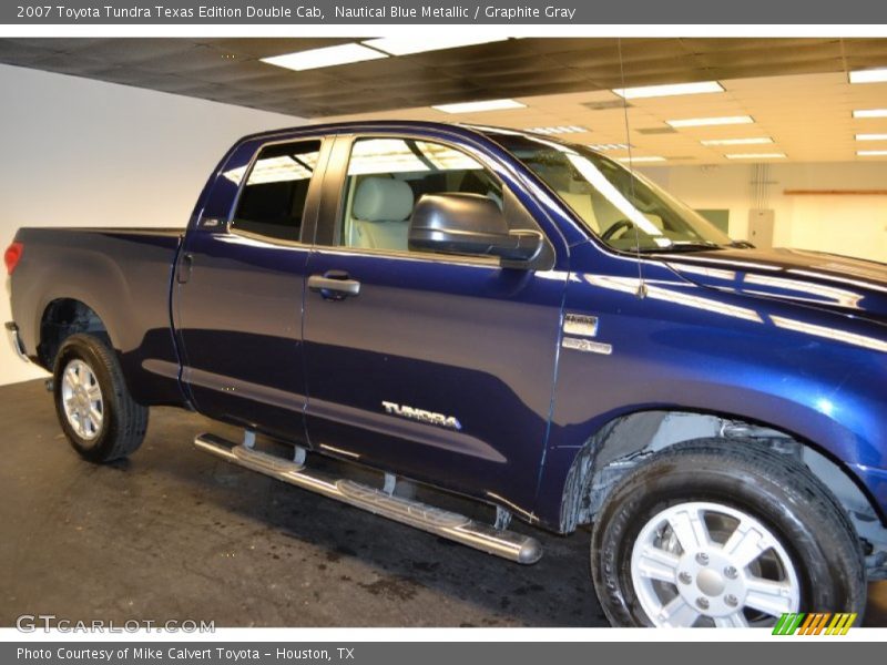 Nautical Blue Metallic / Graphite Gray 2007 Toyota Tundra Texas Edition Double Cab