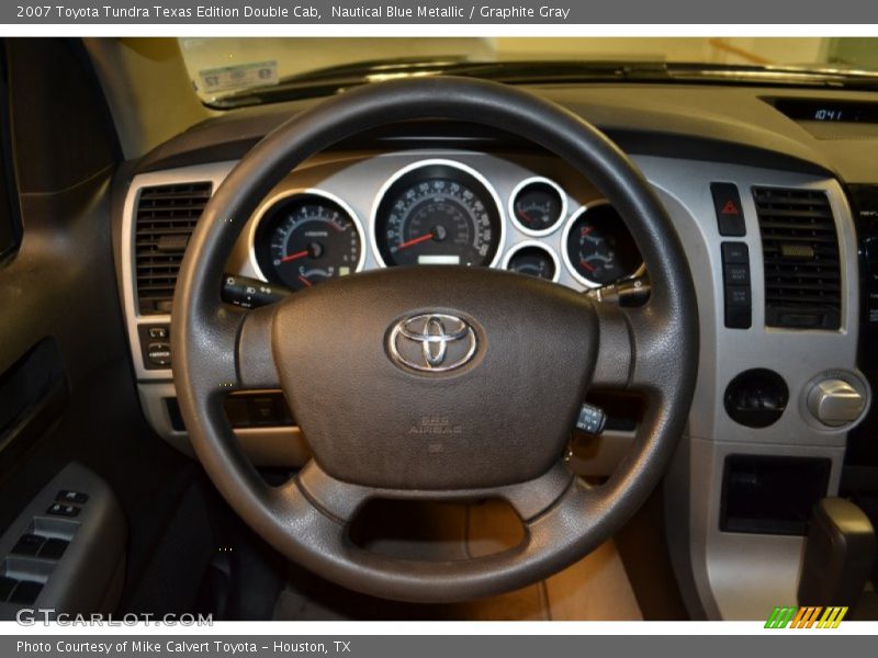 Nautical Blue Metallic / Graphite Gray 2007 Toyota Tundra Texas Edition Double Cab