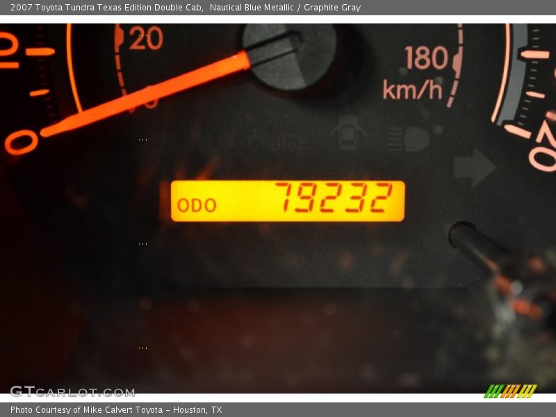 Nautical Blue Metallic / Graphite Gray 2007 Toyota Tundra Texas Edition Double Cab