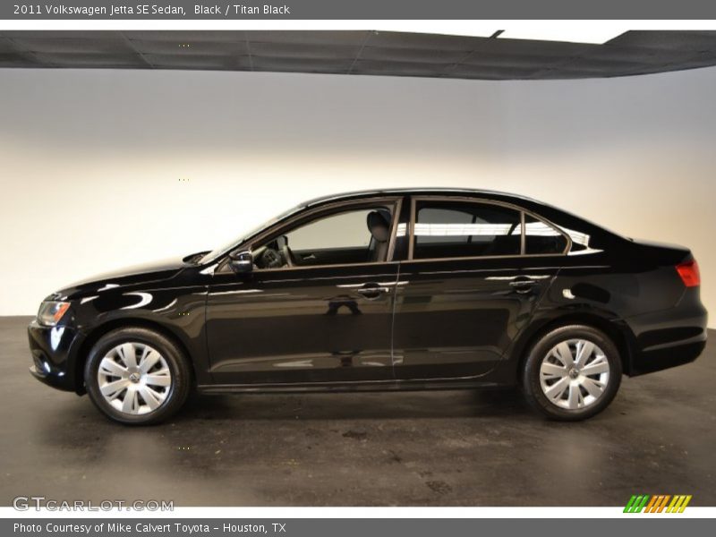 Black / Titan Black 2011 Volkswagen Jetta SE Sedan