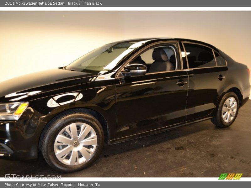 Black / Titan Black 2011 Volkswagen Jetta SE Sedan