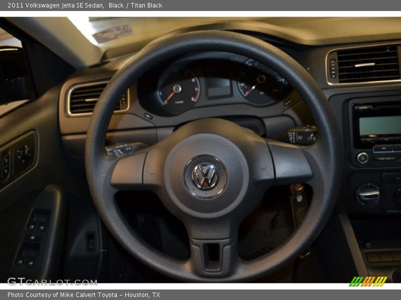 Black / Titan Black 2011 Volkswagen Jetta SE Sedan