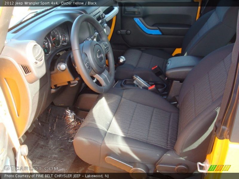 Dozer Yellow / Black 2012 Jeep Wrangler Sport 4x4