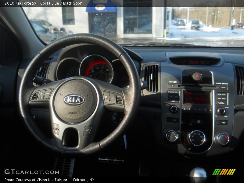 Corsa Blue / Black Sport 2010 Kia Forte SX