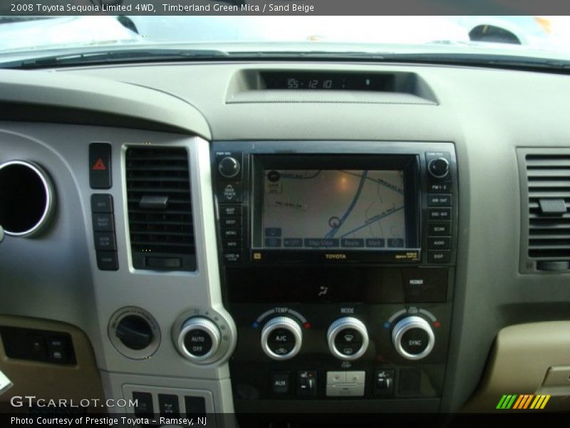 Timberland Green Mica / Sand Beige 2008 Toyota Sequoia Limited 4WD
