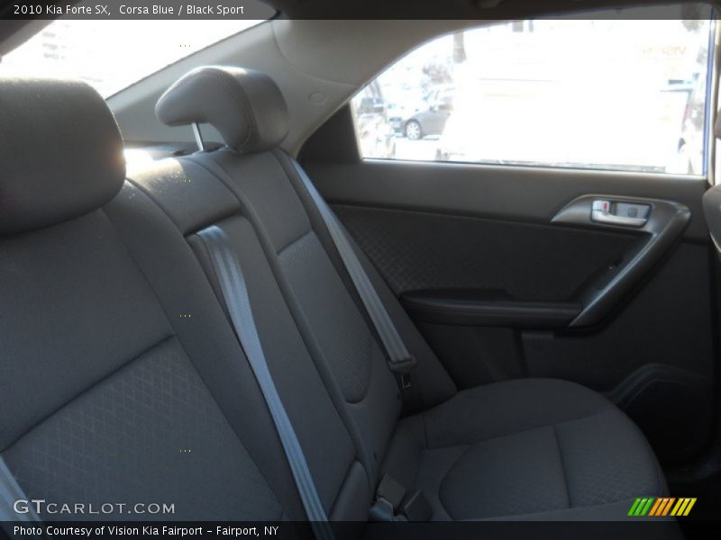 Corsa Blue / Black Sport 2010 Kia Forte SX