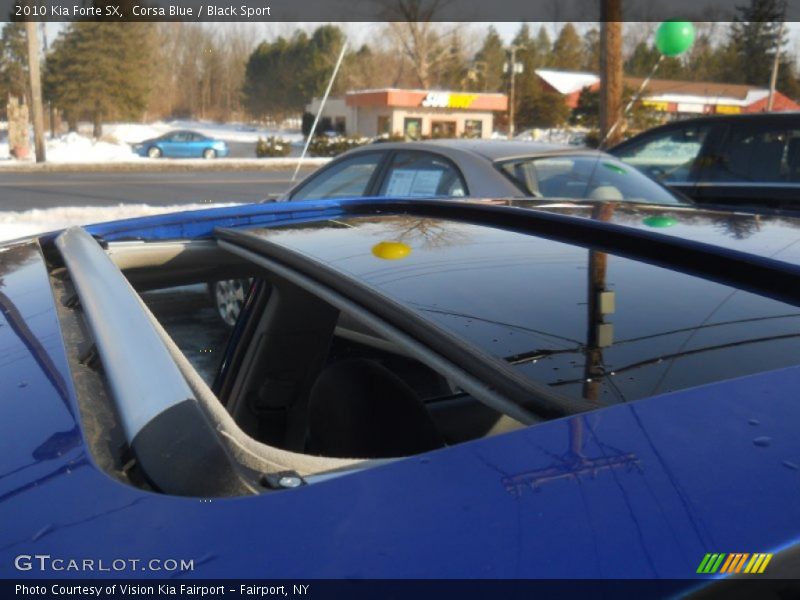 Corsa Blue / Black Sport 2010 Kia Forte SX