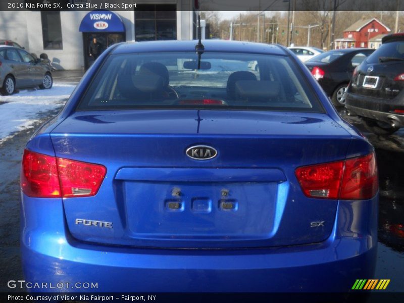 Corsa Blue / Black Sport 2010 Kia Forte SX