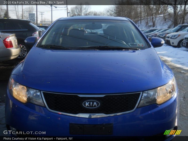 Corsa Blue / Black Sport 2010 Kia Forte SX