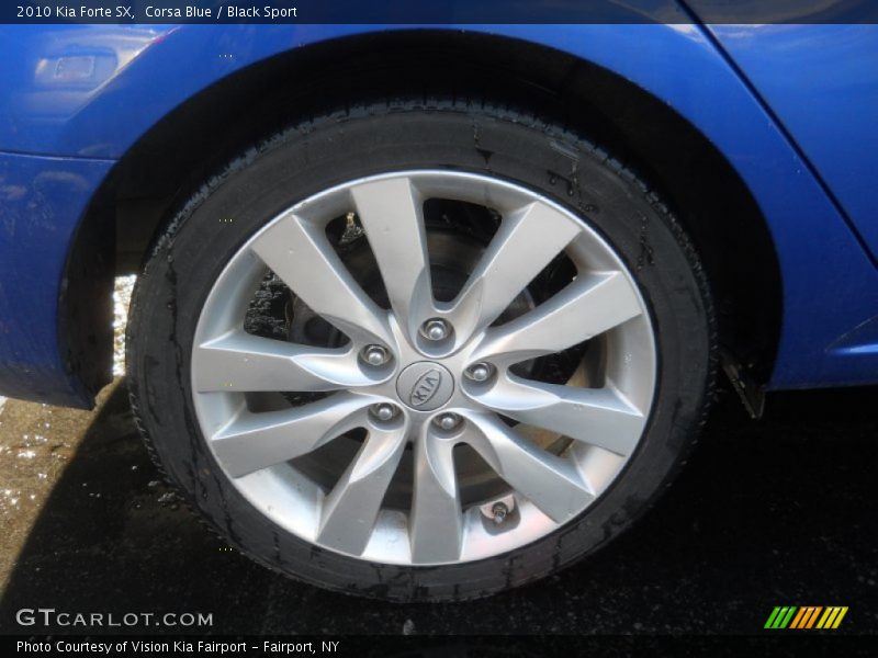 Corsa Blue / Black Sport 2010 Kia Forte SX