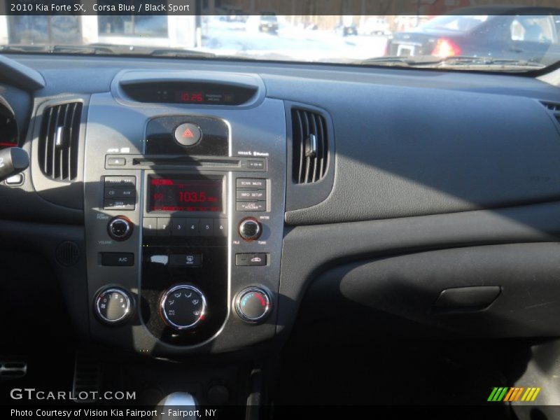 Corsa Blue / Black Sport 2010 Kia Forte SX