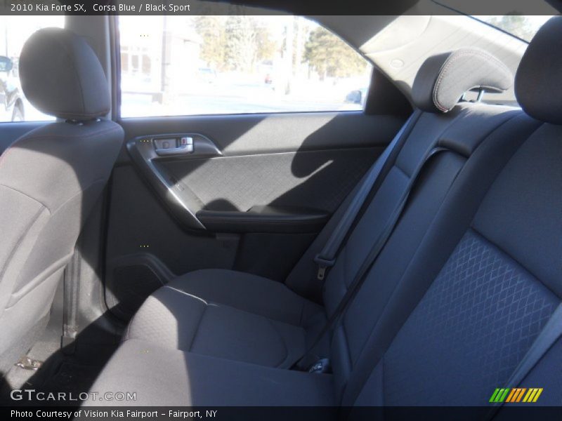 Corsa Blue / Black Sport 2010 Kia Forte SX
