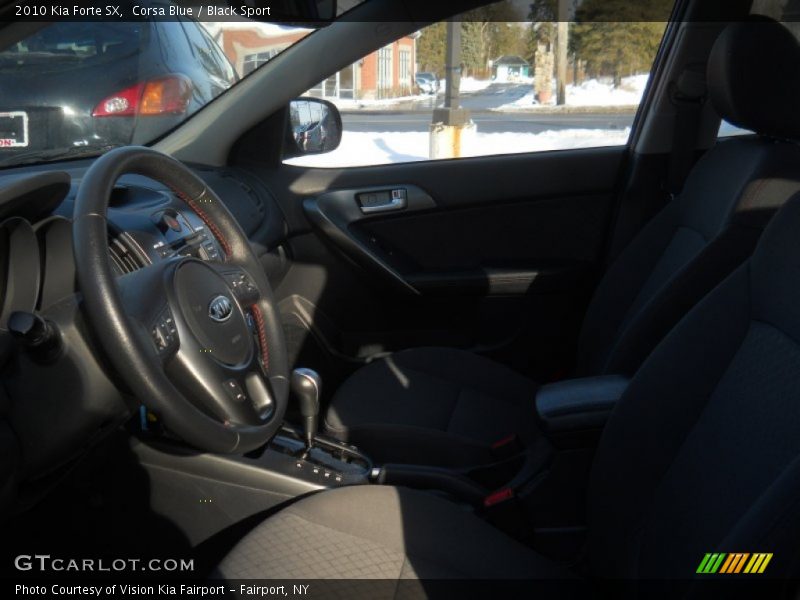 Corsa Blue / Black Sport 2010 Kia Forte SX