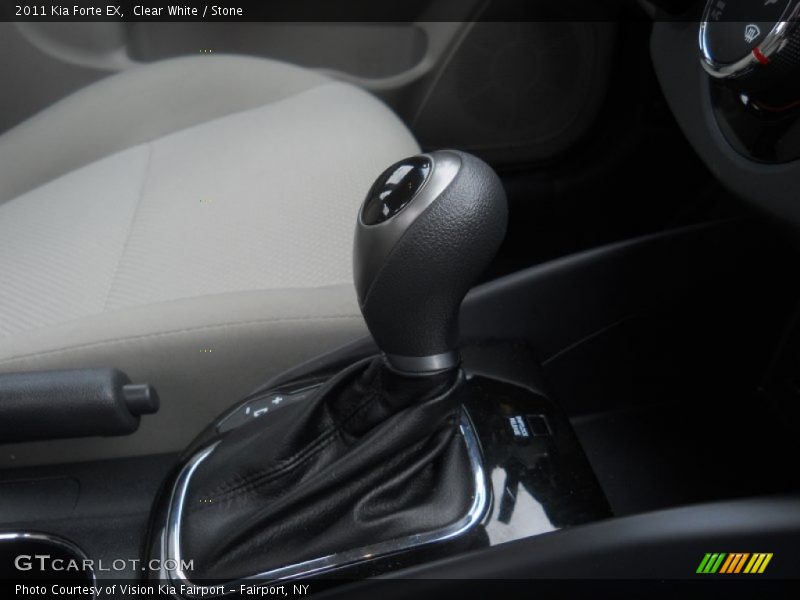Clear White / Stone 2011 Kia Forte EX