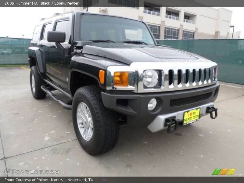 Black / Ebony/Pewter 2009 Hummer H3