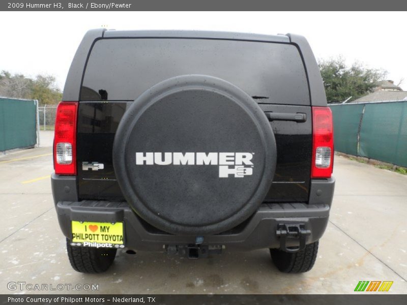 Black / Ebony/Pewter 2009 Hummer H3