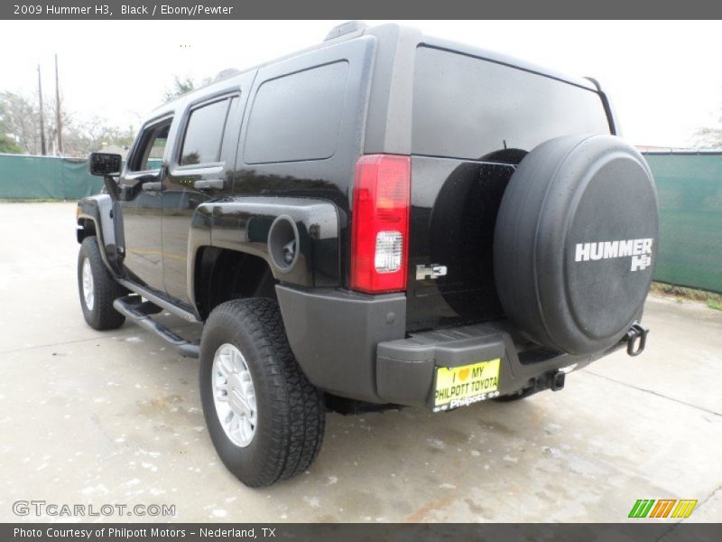 Black / Ebony/Pewter 2009 Hummer H3