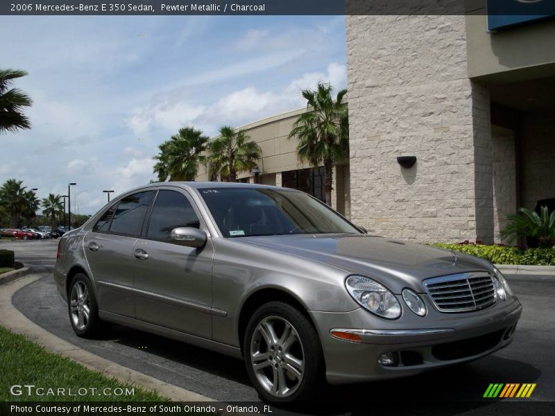 Pewter Metallic / Charcoal 2006 Mercedes-Benz E 350 Sedan