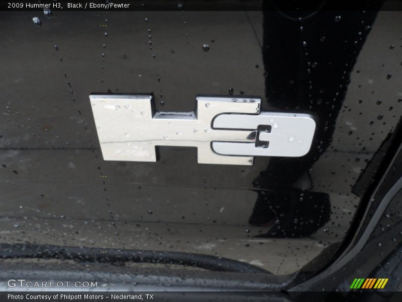 Black / Ebony/Pewter 2009 Hummer H3