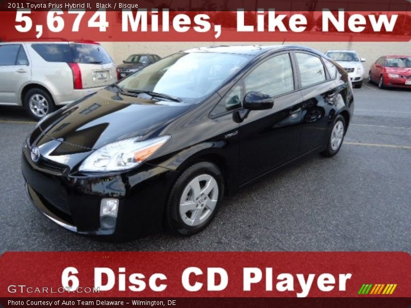 Black / Bisque 2011 Toyota Prius Hybrid II