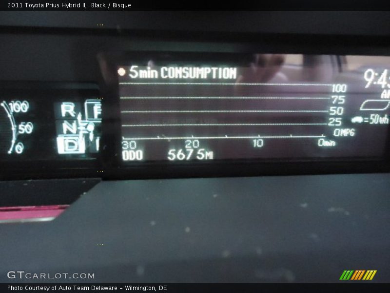 Black / Bisque 2011 Toyota Prius Hybrid II