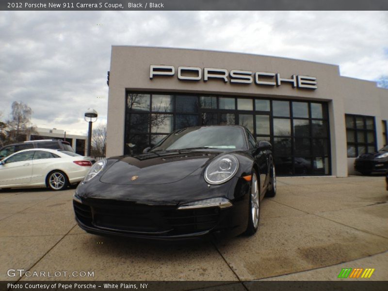 Black / Black 2012 Porsche New 911 Carrera S Coupe