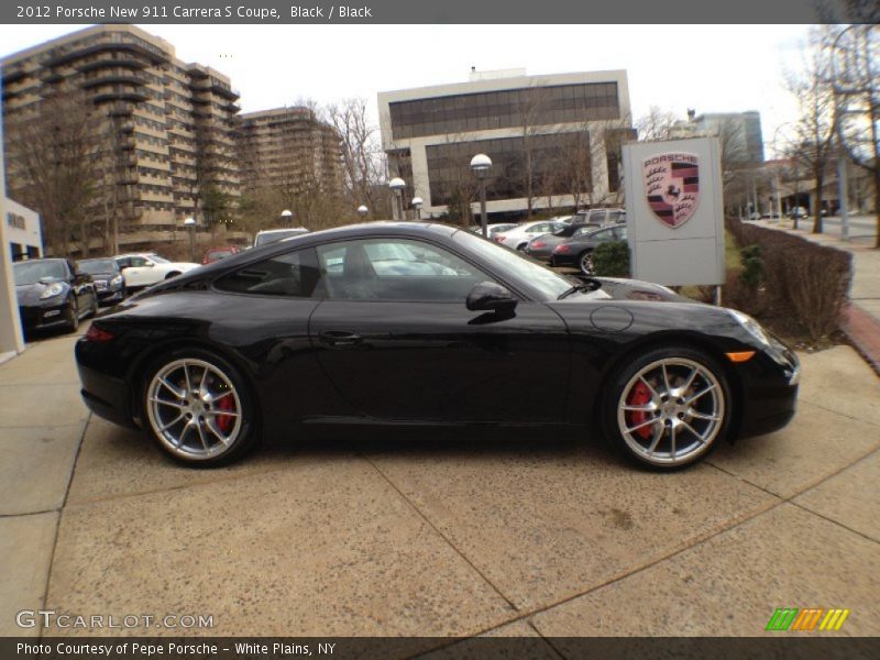 Black / Black 2012 Porsche New 911 Carrera S Coupe