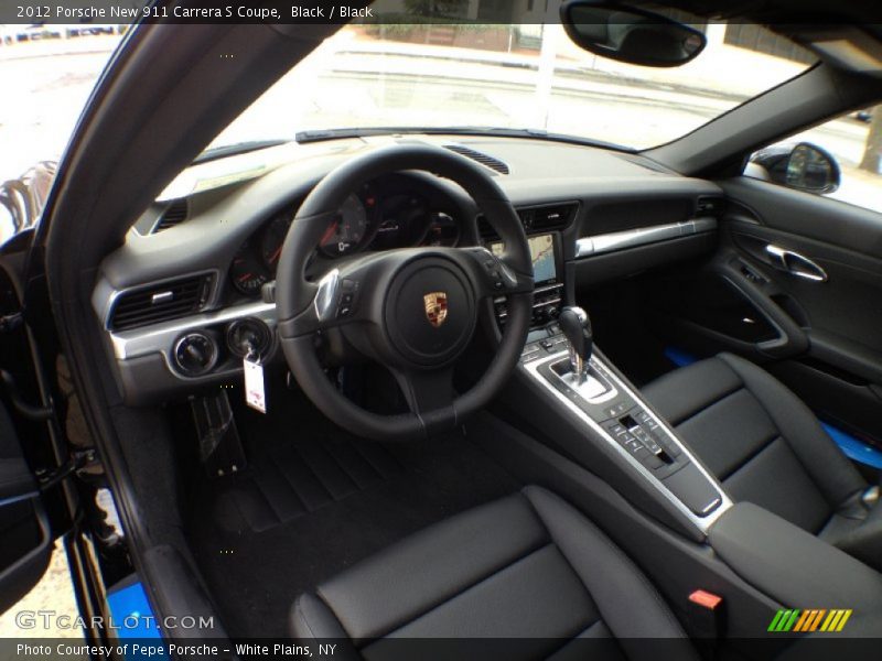 Black / Black 2012 Porsche New 911 Carrera S Coupe