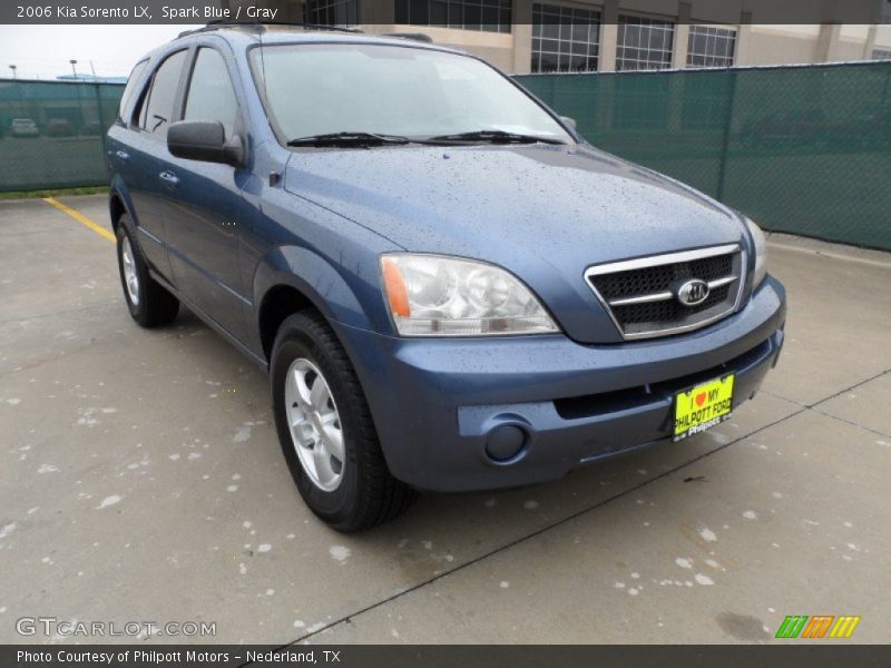 Spark Blue / Gray 2006 Kia Sorento LX