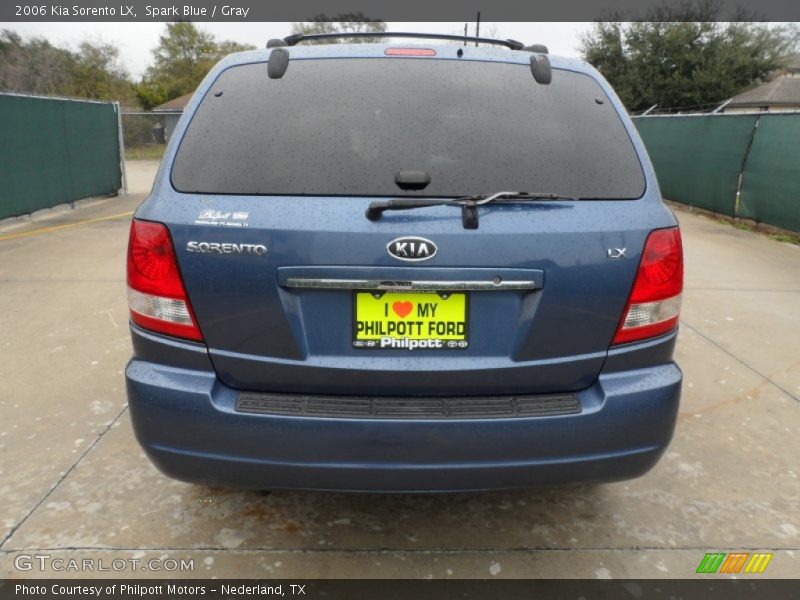 Spark Blue / Gray 2006 Kia Sorento LX