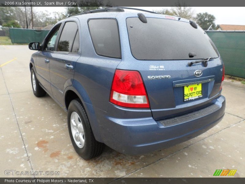 Spark Blue / Gray 2006 Kia Sorento LX