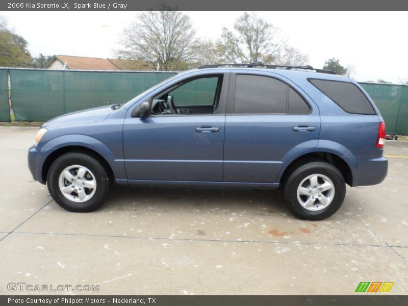 Spark Blue / Gray 2006 Kia Sorento LX