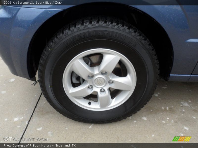 Spark Blue / Gray 2006 Kia Sorento LX