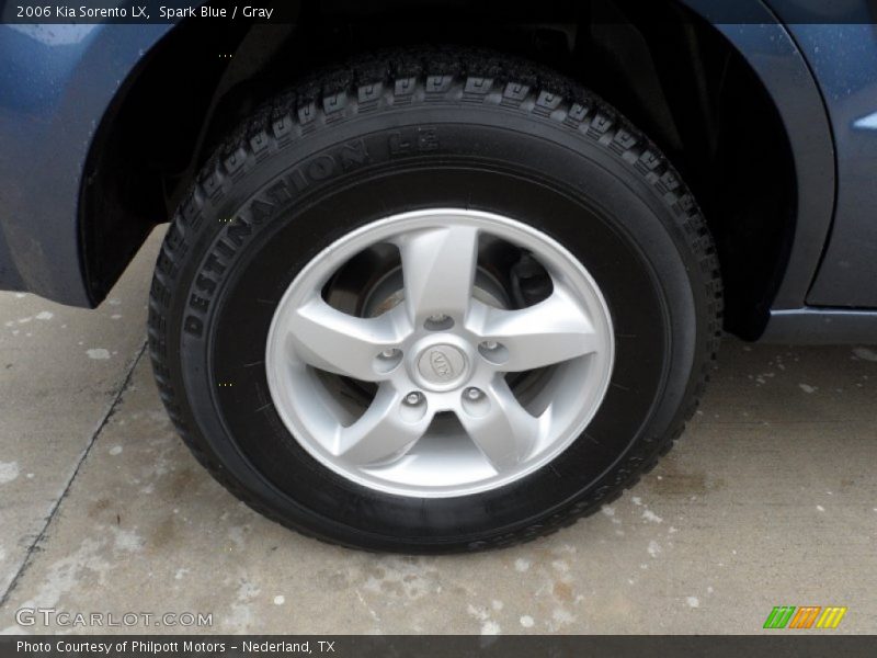 Spark Blue / Gray 2006 Kia Sorento LX