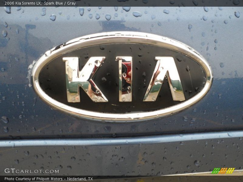 Spark Blue / Gray 2006 Kia Sorento LX