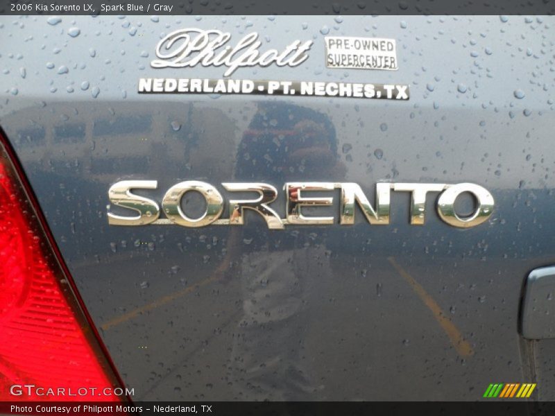 Spark Blue / Gray 2006 Kia Sorento LX