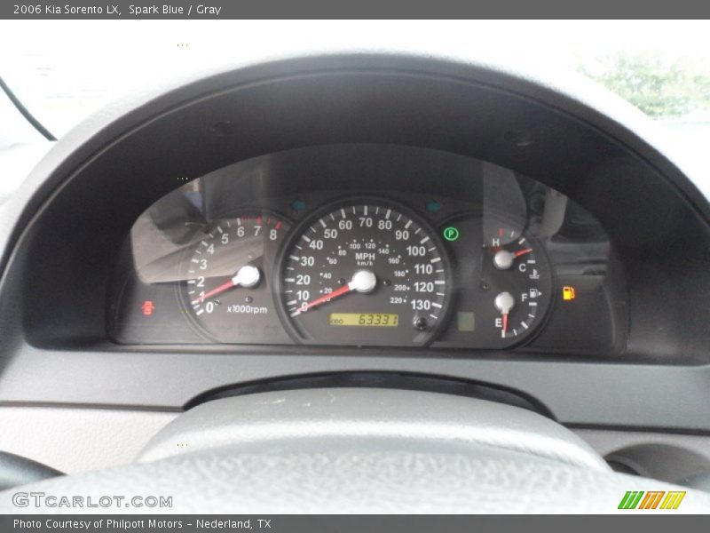 Spark Blue / Gray 2006 Kia Sorento LX