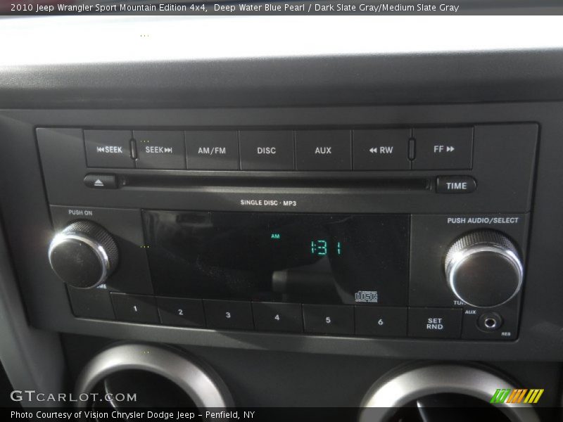 Deep Water Blue Pearl / Dark Slate Gray/Medium Slate Gray 2010 Jeep Wrangler Sport Mountain Edition 4x4
