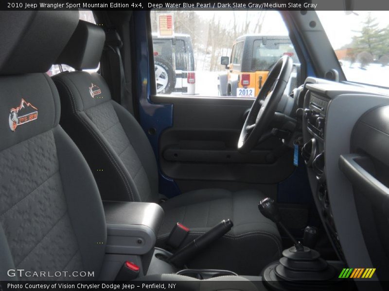 Deep Water Blue Pearl / Dark Slate Gray/Medium Slate Gray 2010 Jeep Wrangler Sport Mountain Edition 4x4