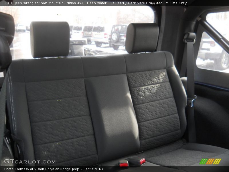 Deep Water Blue Pearl / Dark Slate Gray/Medium Slate Gray 2010 Jeep Wrangler Sport Mountain Edition 4x4