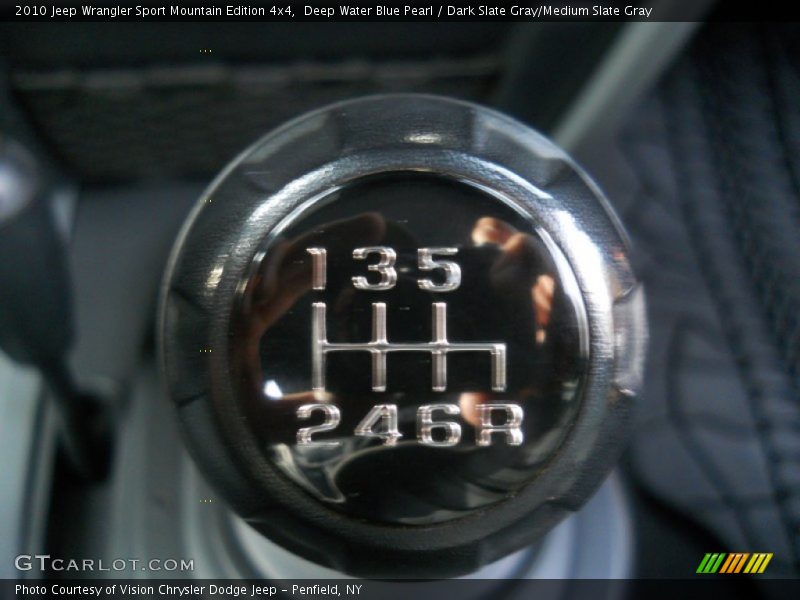 Deep Water Blue Pearl / Dark Slate Gray/Medium Slate Gray 2010 Jeep Wrangler Sport Mountain Edition 4x4
