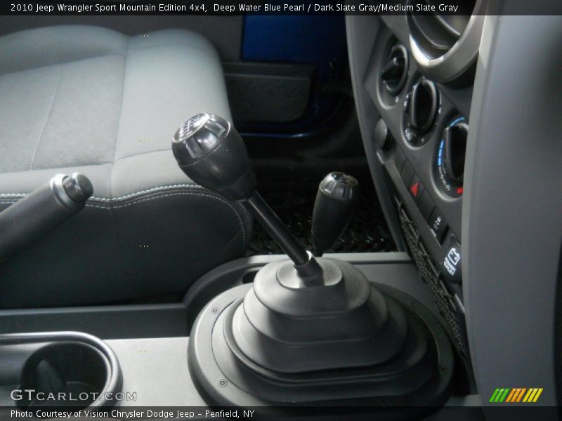 Deep Water Blue Pearl / Dark Slate Gray/Medium Slate Gray 2010 Jeep Wrangler Sport Mountain Edition 4x4
