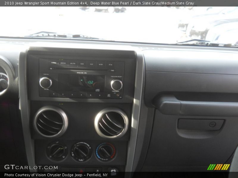 Deep Water Blue Pearl / Dark Slate Gray/Medium Slate Gray 2010 Jeep Wrangler Sport Mountain Edition 4x4
