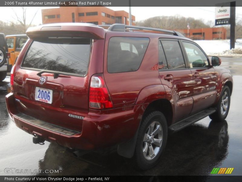 Salsa Red Pearl / Taupe 2006 Toyota 4Runner Limited 4x4