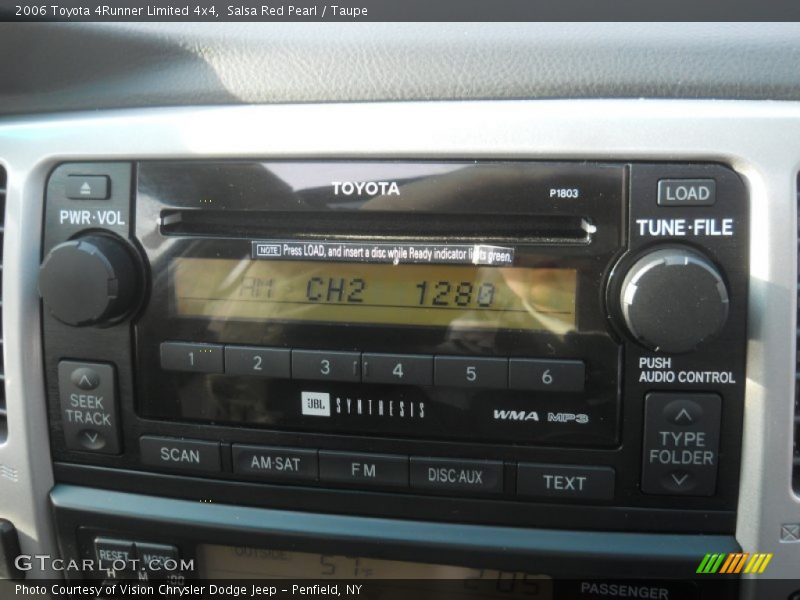 Salsa Red Pearl / Taupe 2006 Toyota 4Runner Limited 4x4