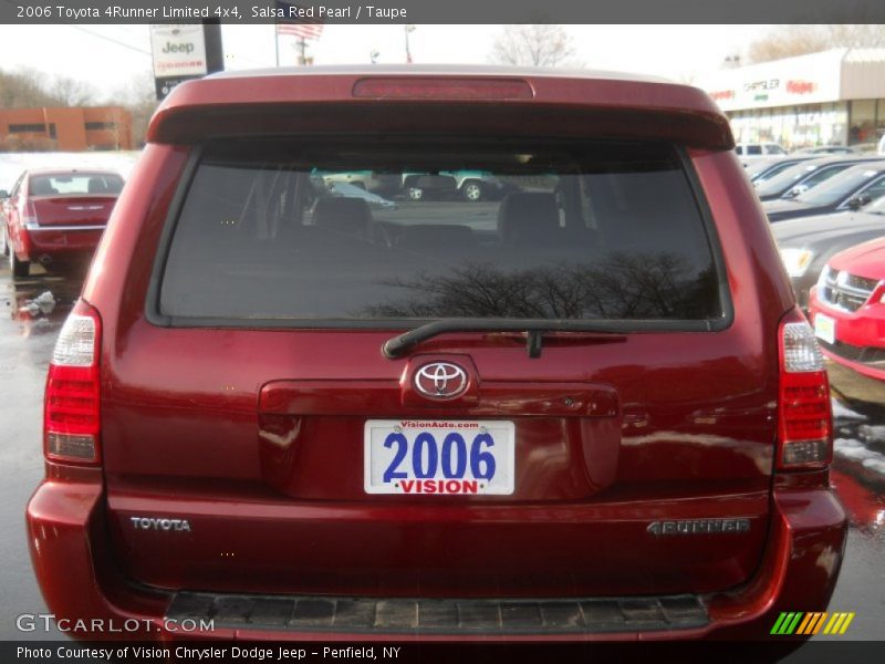 Salsa Red Pearl / Taupe 2006 Toyota 4Runner Limited 4x4