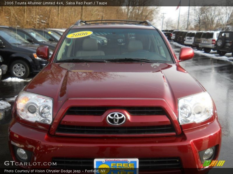 Salsa Red Pearl / Taupe 2006 Toyota 4Runner Limited 4x4