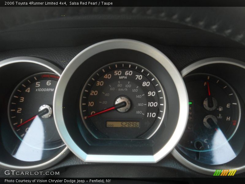 Salsa Red Pearl / Taupe 2006 Toyota 4Runner Limited 4x4