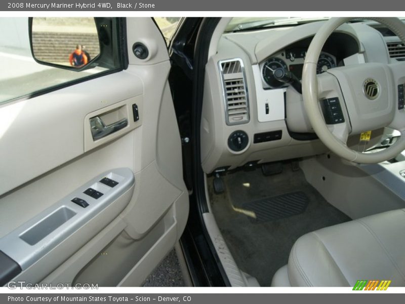 Black / Stone 2008 Mercury Mariner Hybrid 4WD
